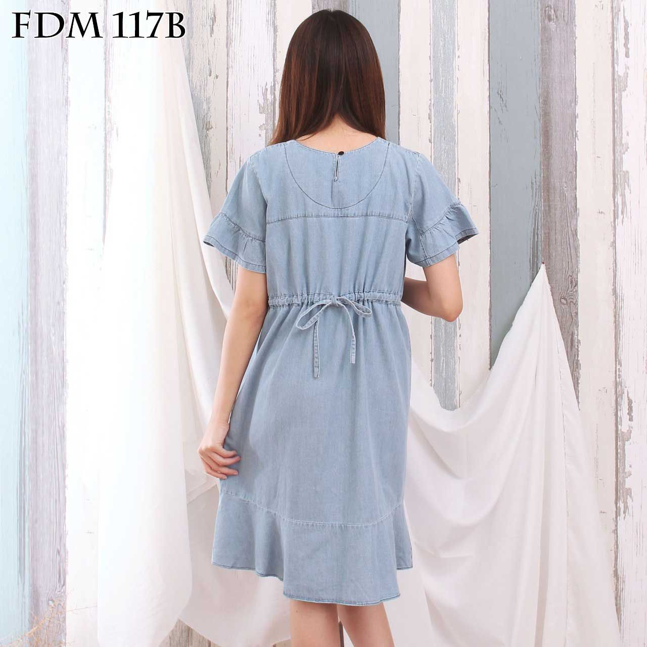 Eve Maternity Baju Hamil Denim Dress FDM117 - 2
