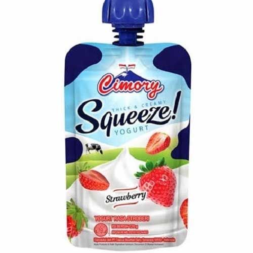 Cimory Squeeze Yogurt 120gr - Strawberry - 1