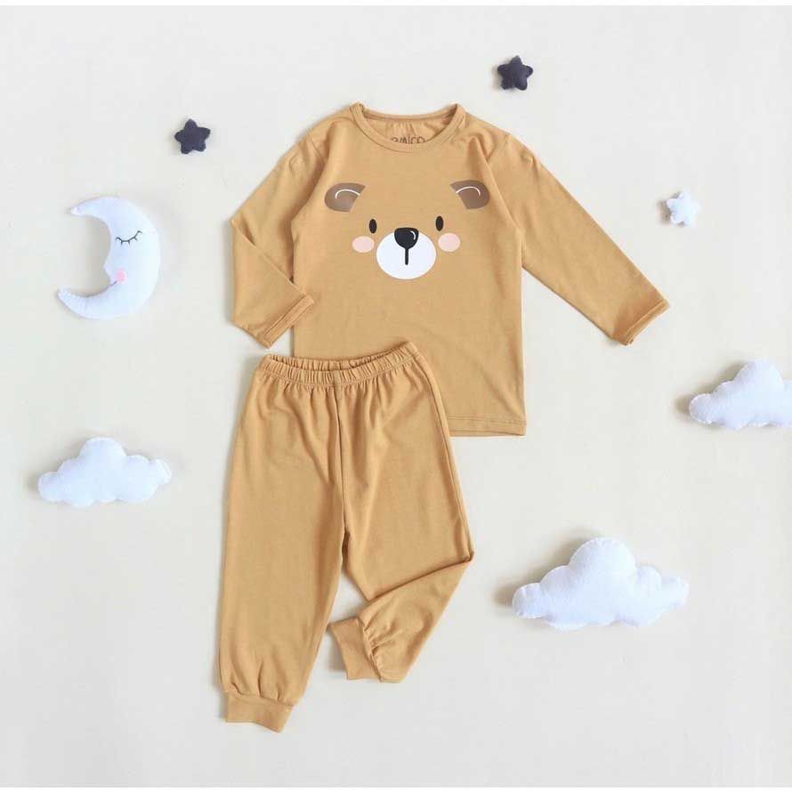 Emico Piyama Anak Tencel Baby Pajama - Miko 1Y - 1