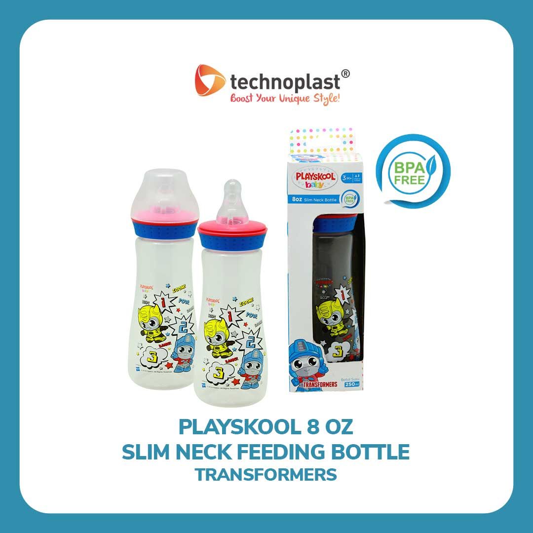Playskool Slim Neck Feeding Bottle 250ml - Transformer - 1