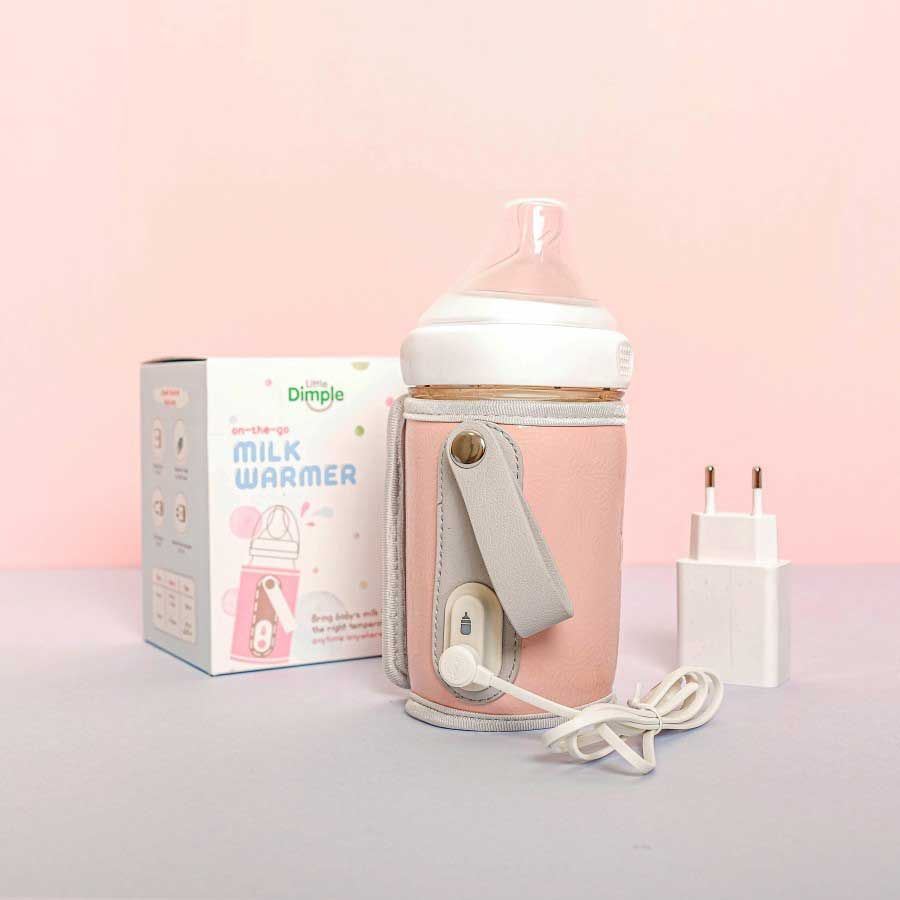 Little Dimple Baby Milk Warmer 250ML - Pink - 1