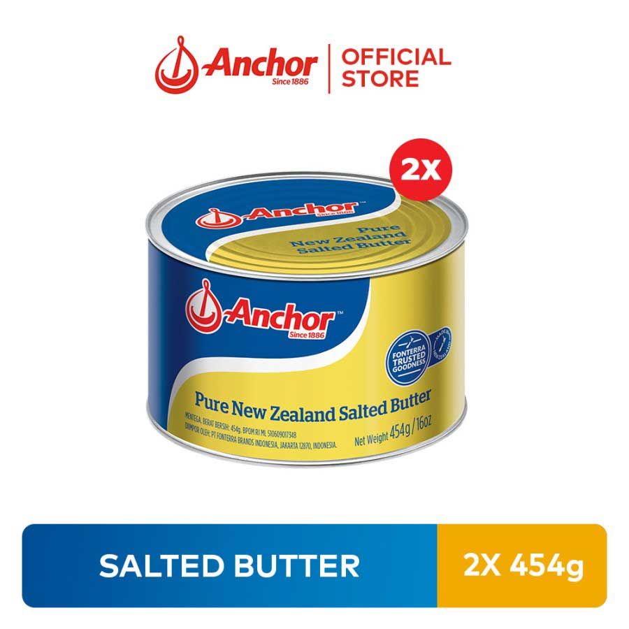Bundling Anchor Salted Butter 454gr - 2 Pcs - 1