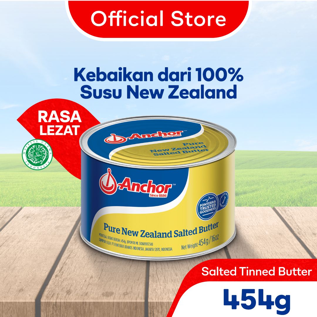 Anchor Pure New Zealand Salted Butter 454gr - 1