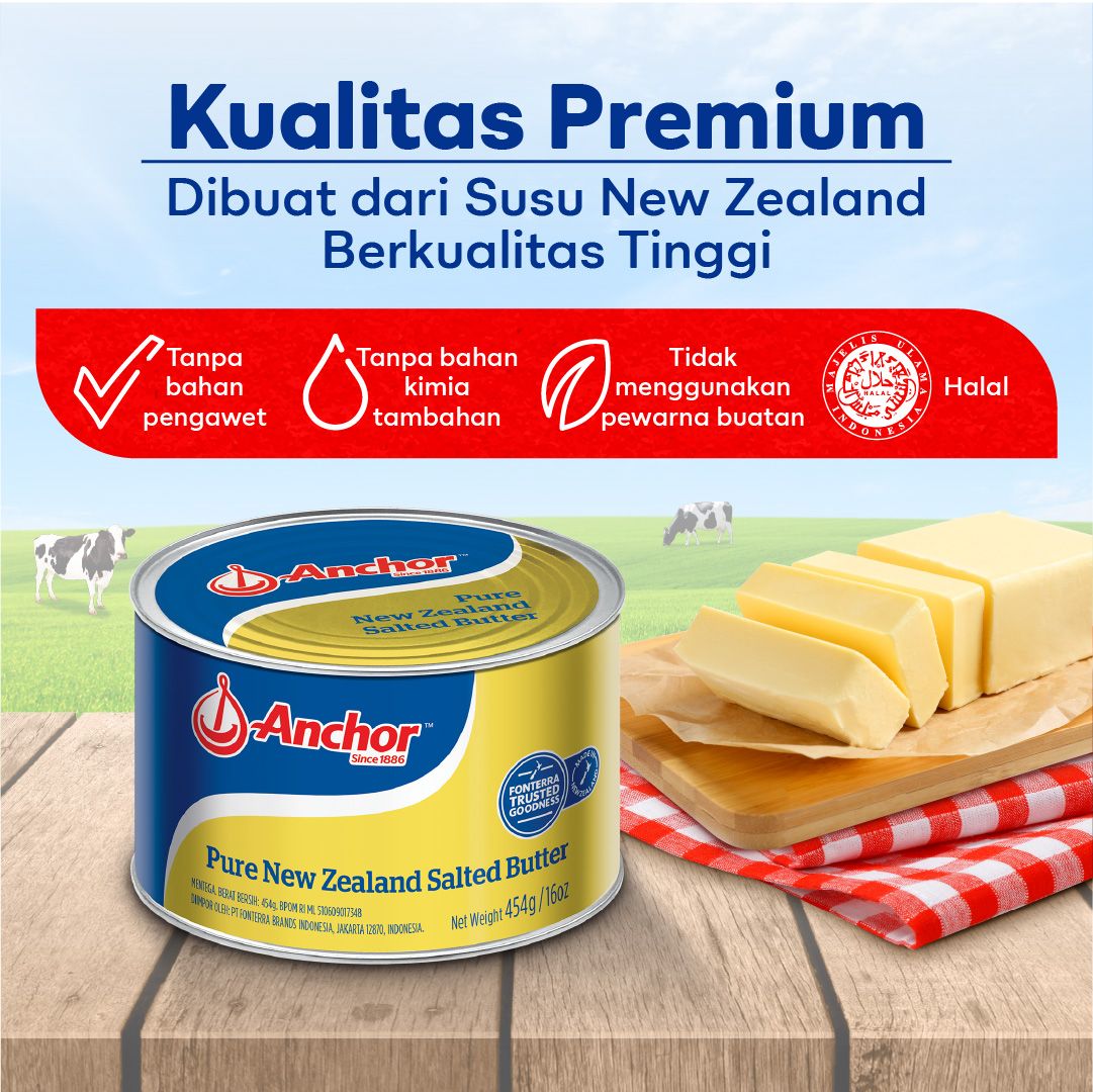 Anchor Pure New Zealand Salted Butter 454gr - 3
