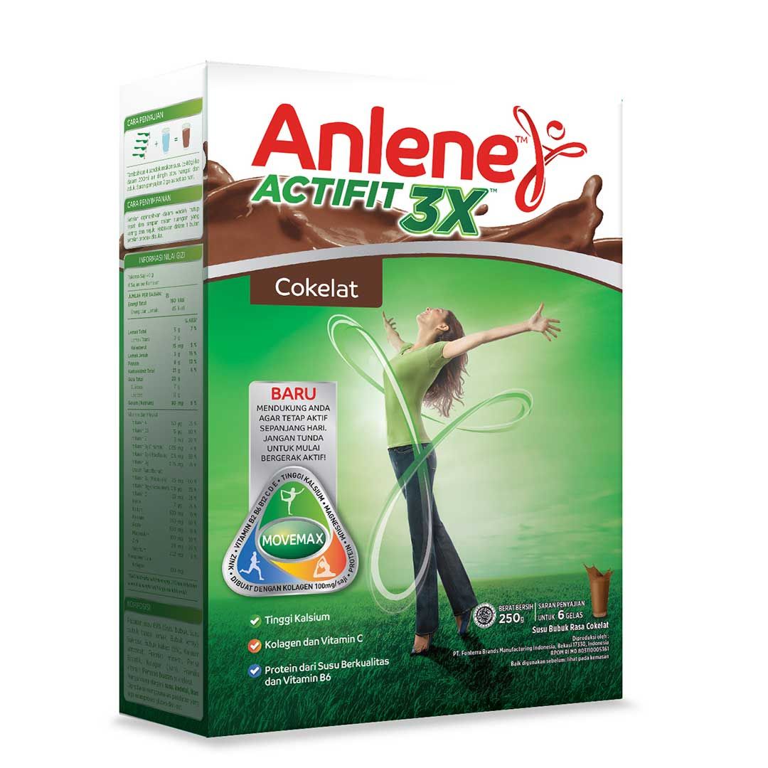 Anlene Actifit Cokelat 250gr - 2 Pcs - 3