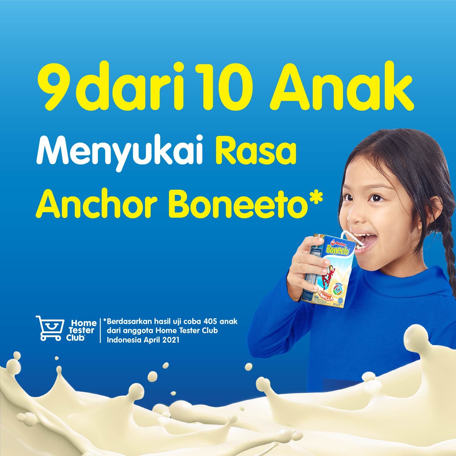 Anchor Boneeto UHT Creamy Vanilla 115ml - Susu Pertumbuhan Anak - 4