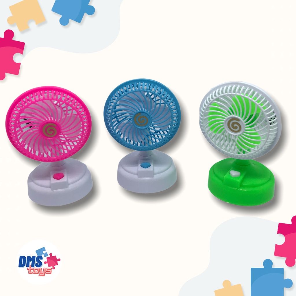 DMStoys Mainan anak kipas angin mini fan ST2584 kipas angin baterai
 - 1