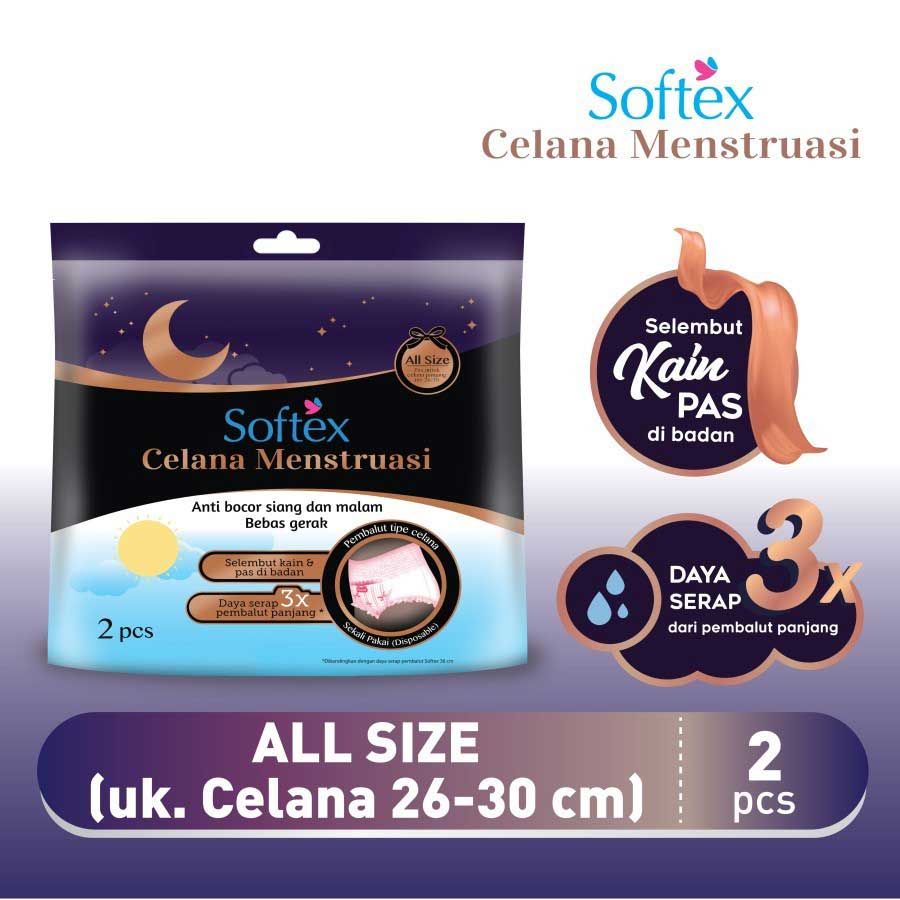 Softex Celana Menstruasi 2s - All Size - 1