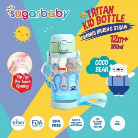 Sugar Baby Tritan Kid Bottle 12m+ Blue 350ml - 1