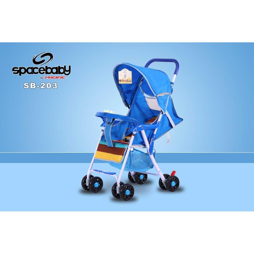 Stroller Space Baby SB 203 - Biru - 1