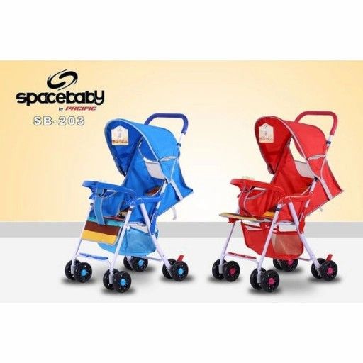 Stroller Space Baby SB 203 - Merah - 3