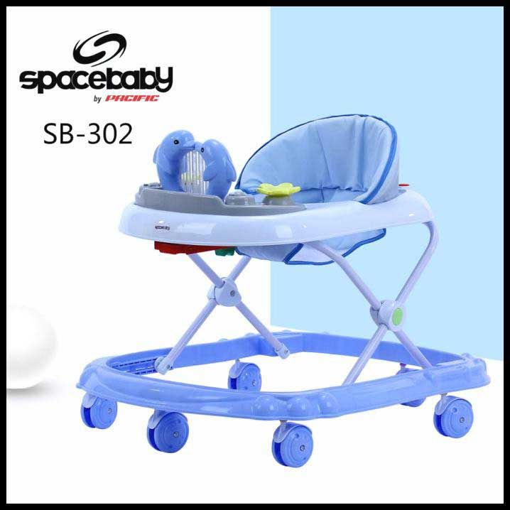 Space Baby Baby Walker SB - 302 Biru Muda - 1
