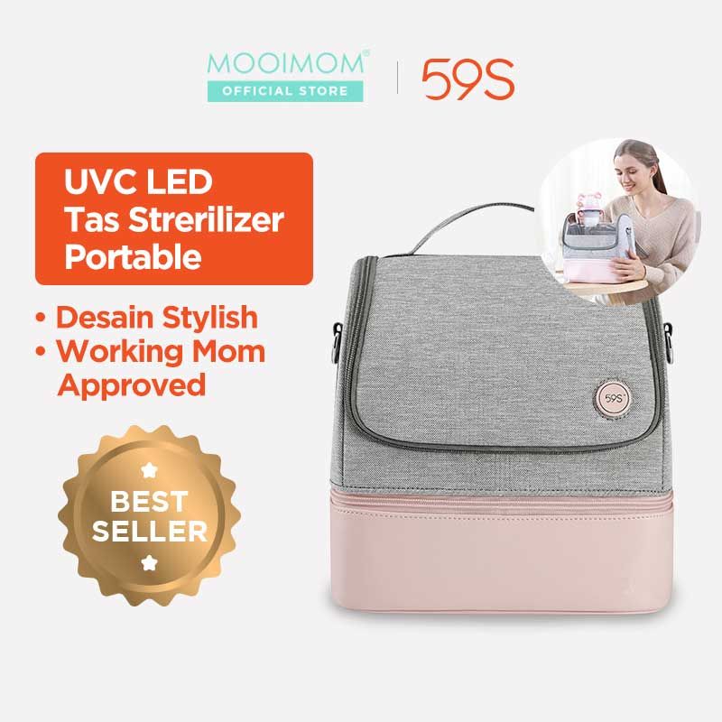 Mooimom 59S UVC Led Sterilizing Mommy Bag Pink - 1