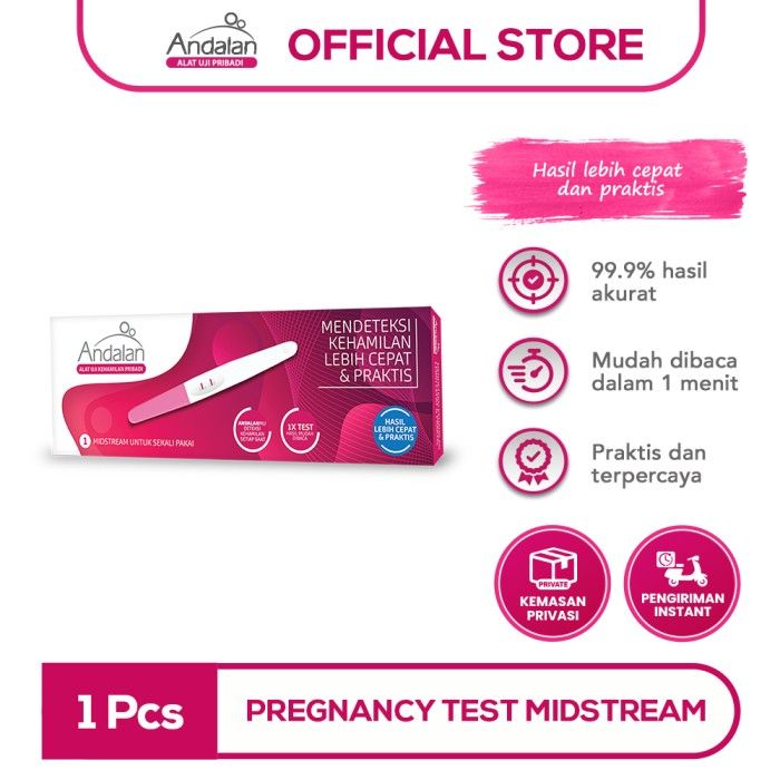 Andalan Pregnancy Test Midstream - 1