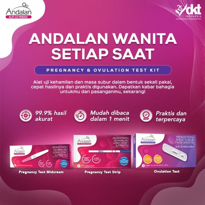 Andalan Pregnancy Test Midstream - 3