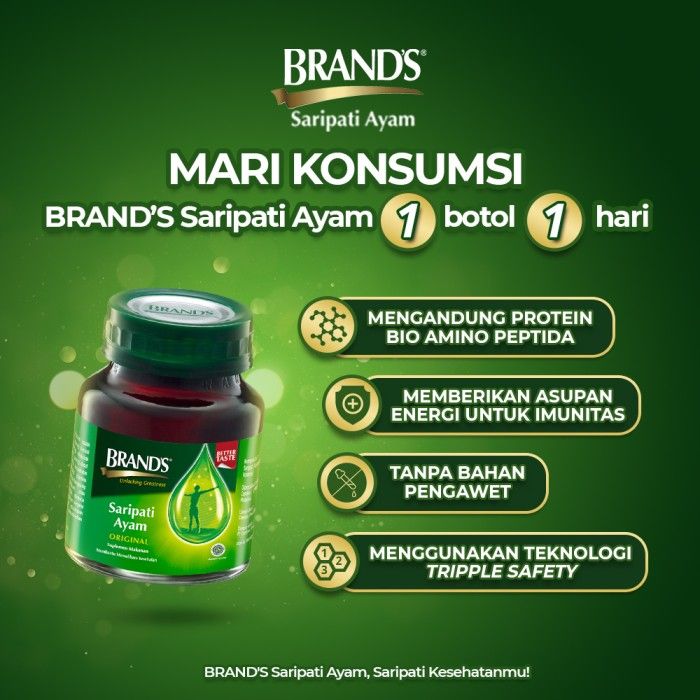 Brands Saripati Ayam Original 70 Gr (isi 6 botol) - 4