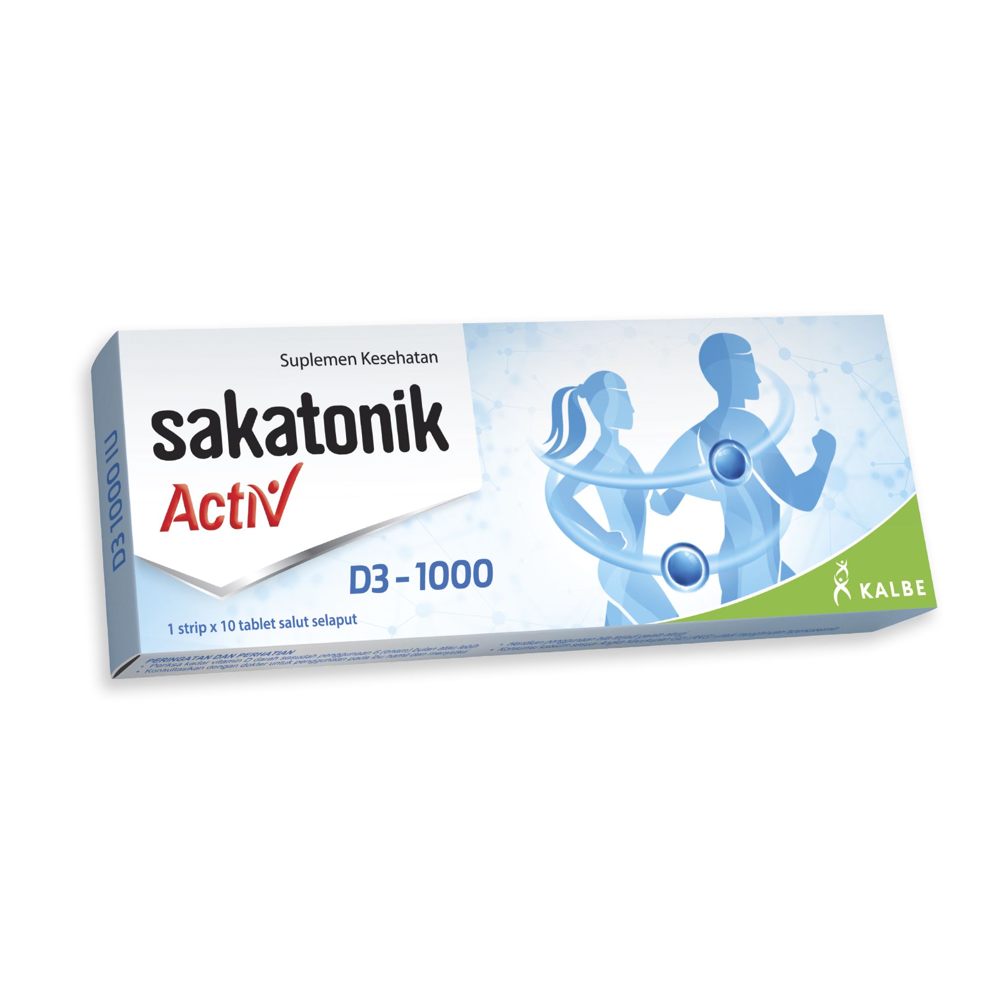 Sakatonik Activ D3 1000 - Vitamin D3 1000 IU 1 Box 10 Tablet - 1