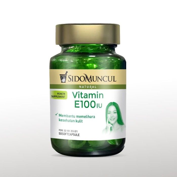 Sido Muncul Natural Vitamin E 100 Iu Soft Capsule 50 Kapsul - 2
