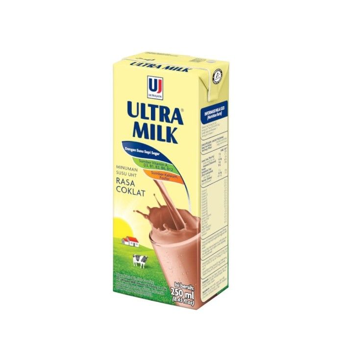 Ultra Milk Susu UHT Coklat 12x250ml - 3