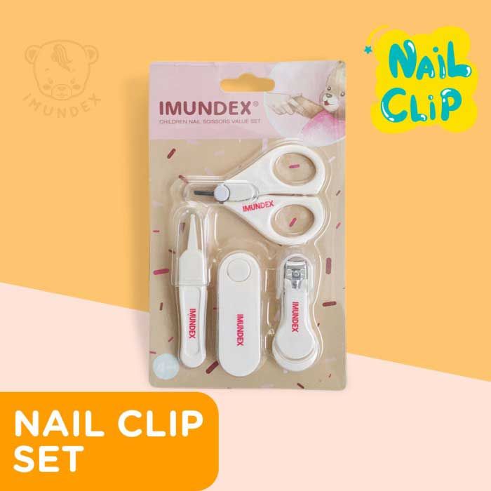 Imundex Imundex 4-In-1 Baby Nail Set / Gunting Kuku Set Bayi (Bpa Free) - 1