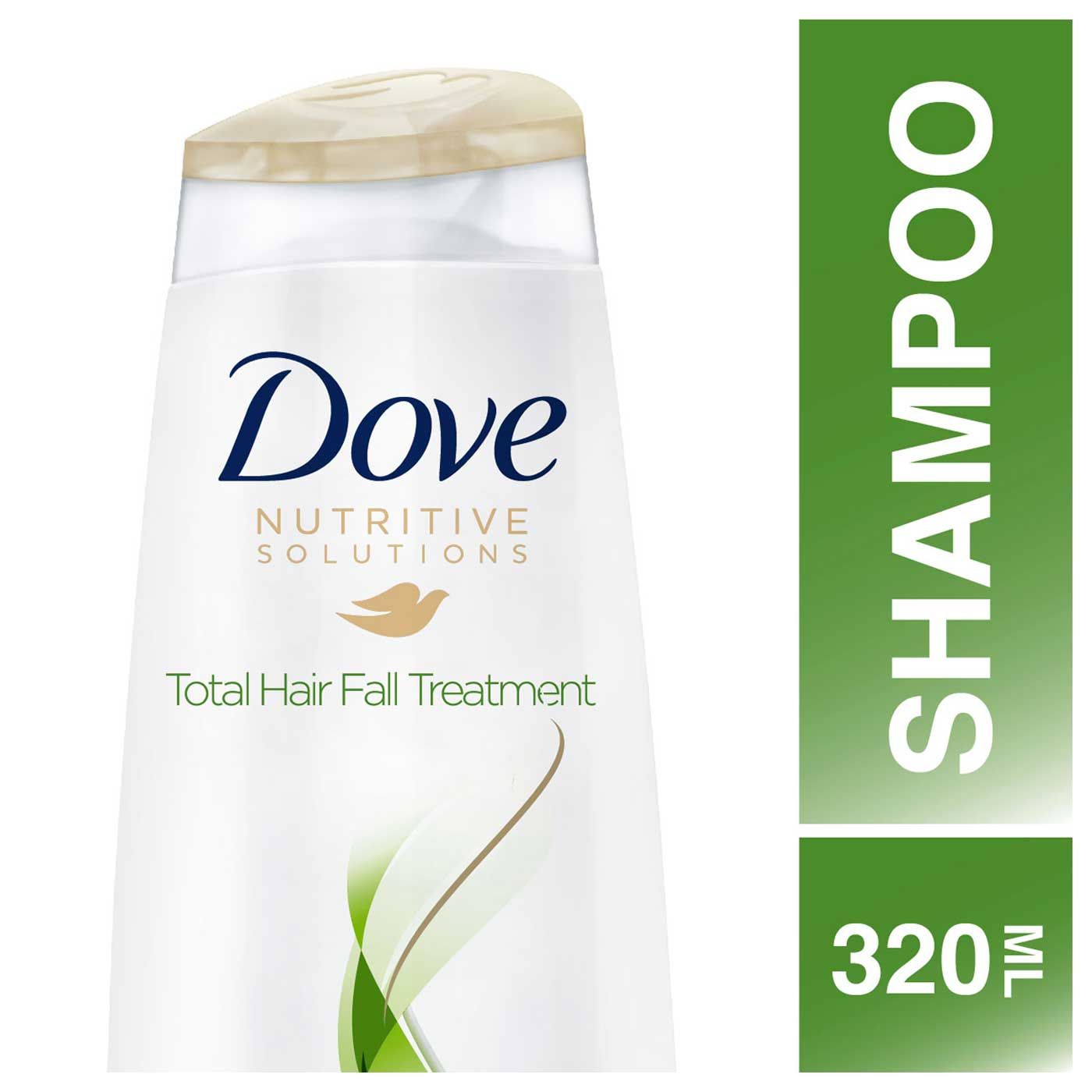 Dove Shampoo Nutri Solutions Total Hair Fall Treatment 320ml - 1