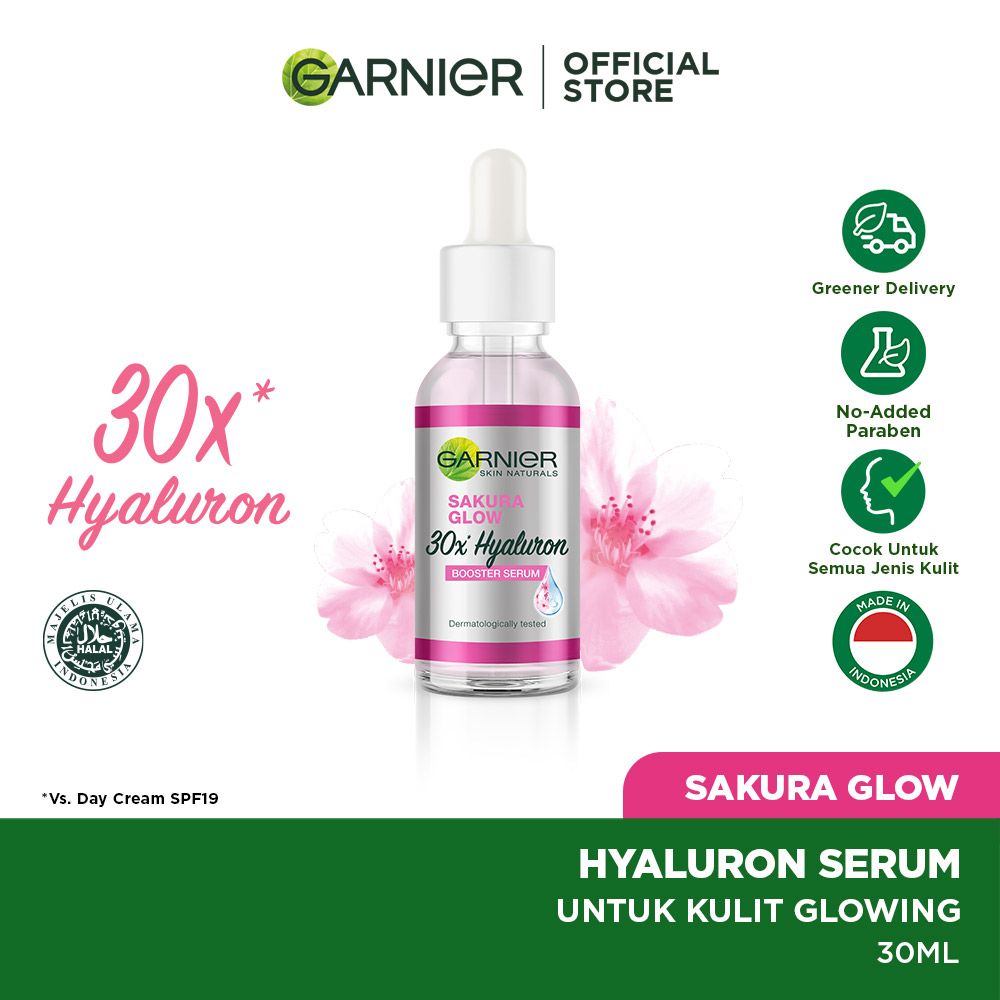 Garnier Sakura Glow Hyaluron Booster Serum 30ml - 1