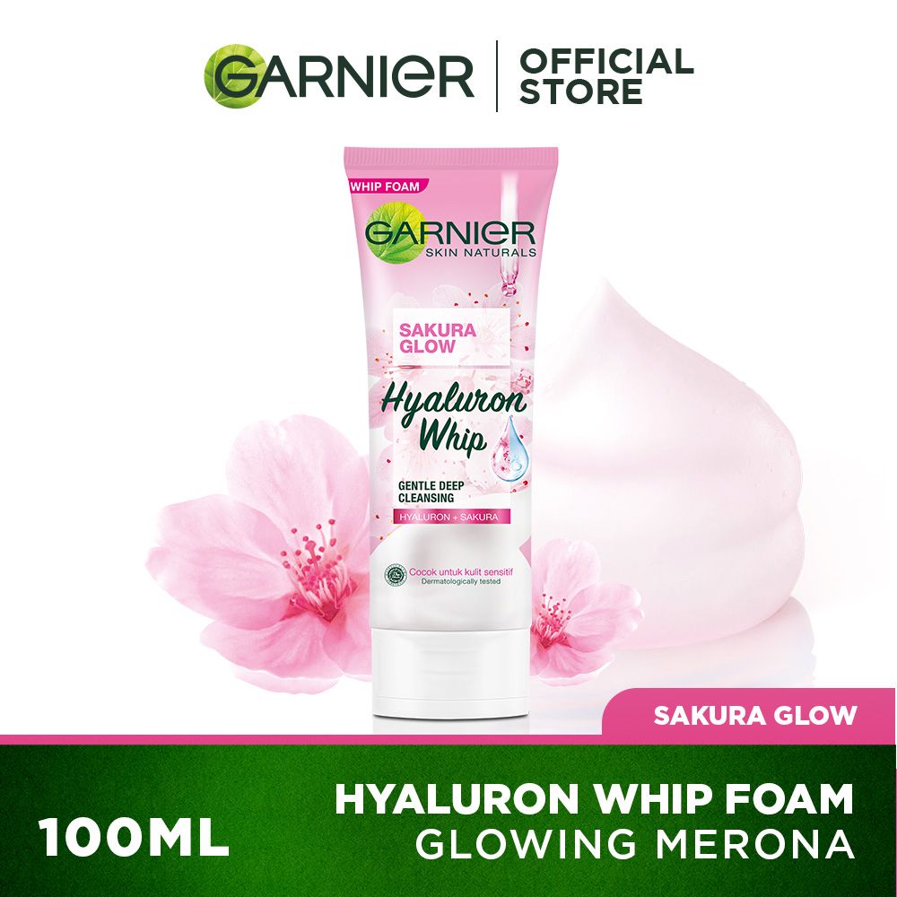 Garnier Sakura Glow Whip Foam - 100ml - 1