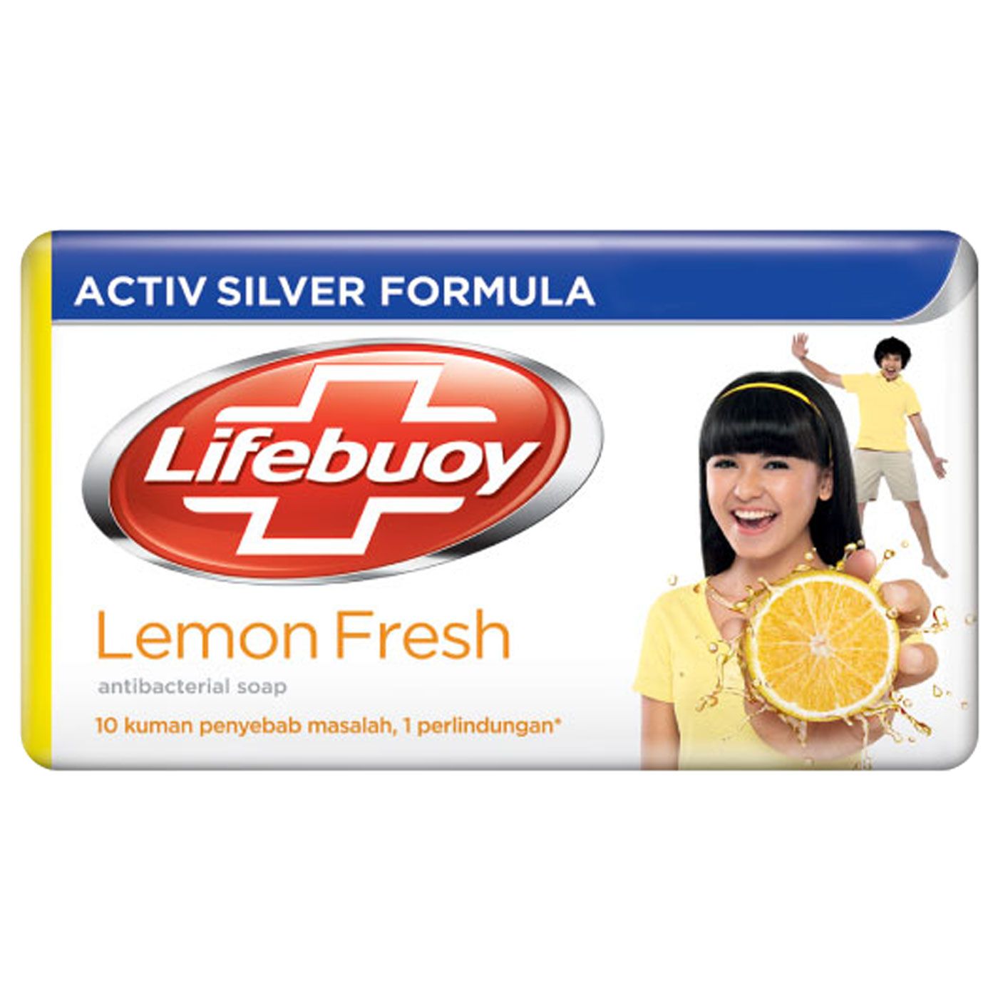 Lifebuoy Sabun Batang Lemonfresh Isi 4X110g - 1