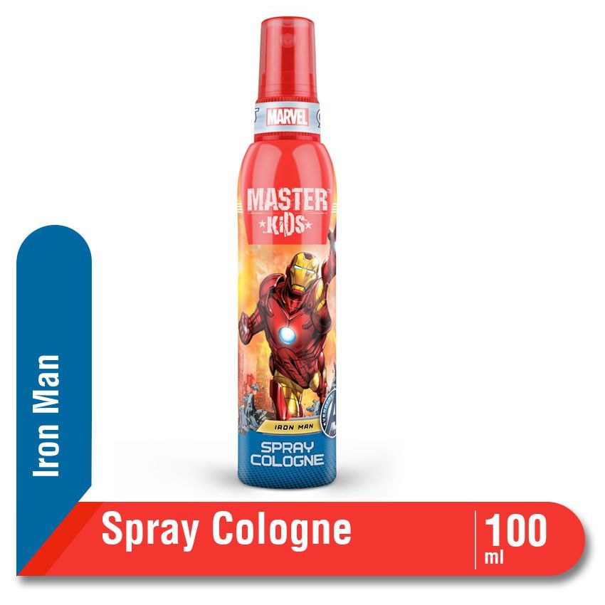 Master Kid Spray Cologne 100Ml - Iron Man - 1