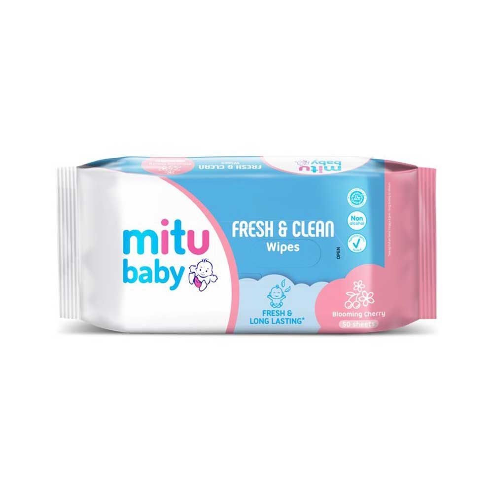 Mitu Baby Wipes Fresh n Clean 50sheets Buy 1 Get 1 - 1