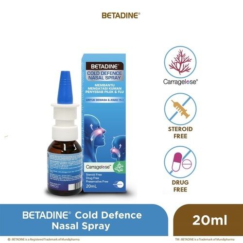 Jual Betadine Cold Defence Nasal Spray Dewasa - Peralatan Kesehatan ...