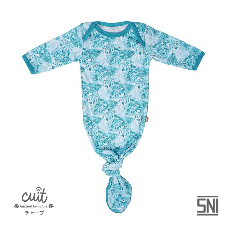 Cuit Baby Wear CUIT Kojo Series Monstera Sleeping Bag Baby Swaddle Bedong Instan - Green Tosca - NB - 1
