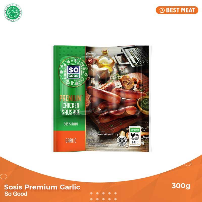 So Good Sosis Premium Garlic 300 gr - 1