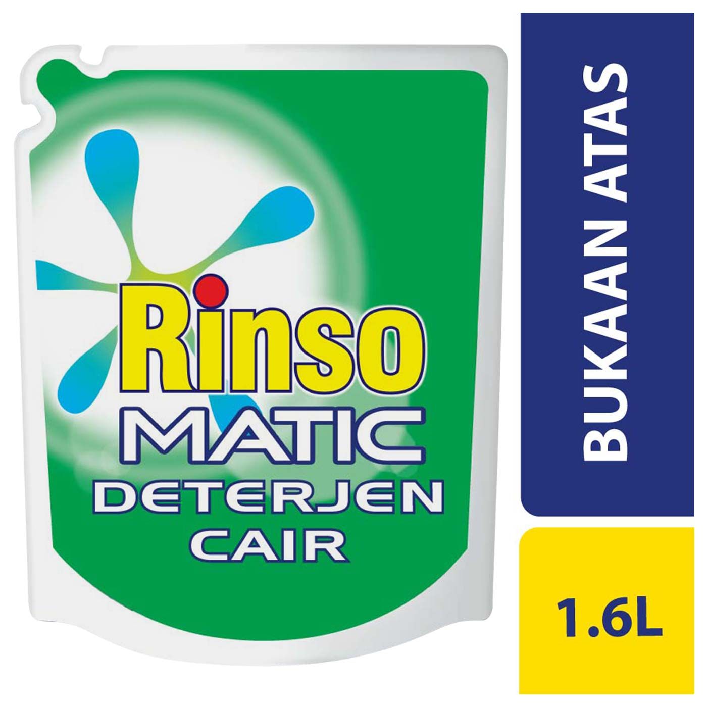 Rinso Matic Cair Top Load Pch (1600ml) - 1
