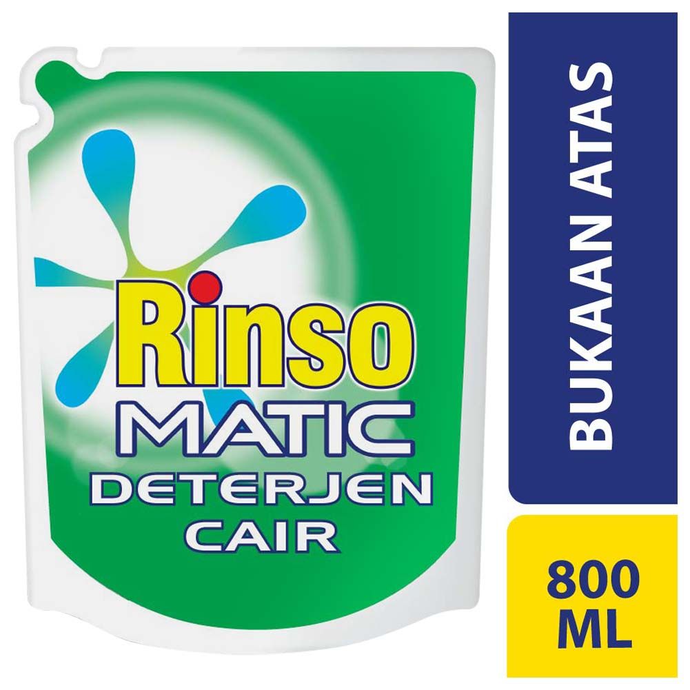 Rinso Matic Cair Top Load Pch (800ml) - 1