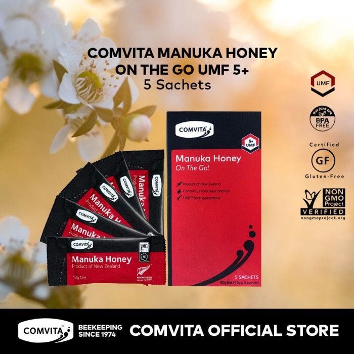 Comvita Manuka Honey On The Go! UMF 5+ 5 Sachet - 1