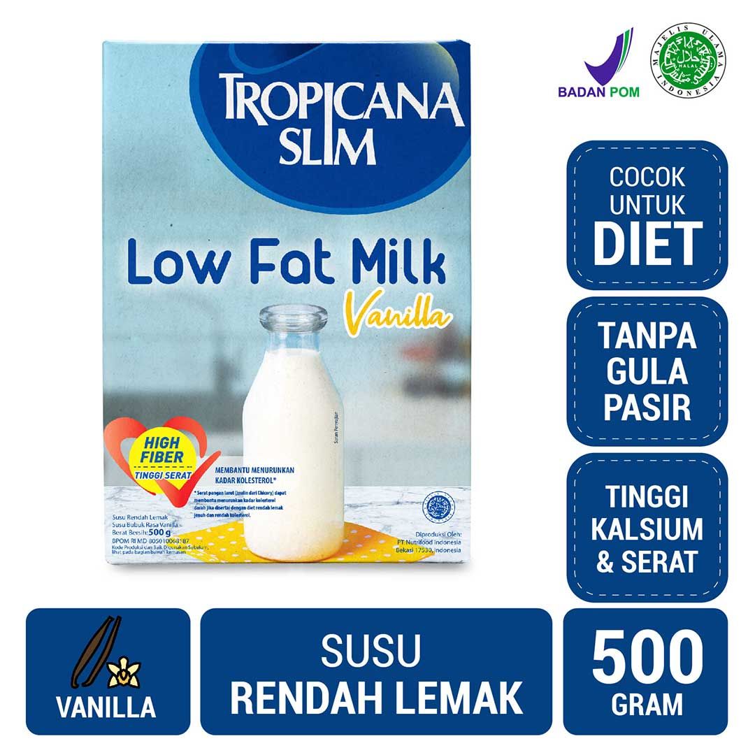 Tropicana Slim Milk Low Fat Vanilla 500gr | 2105084180 - 1