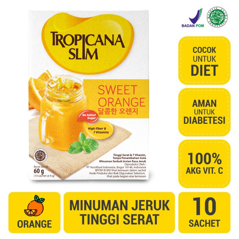 Tropicana Slim Sweet Orange Sugar Free | 2104110110 - 1