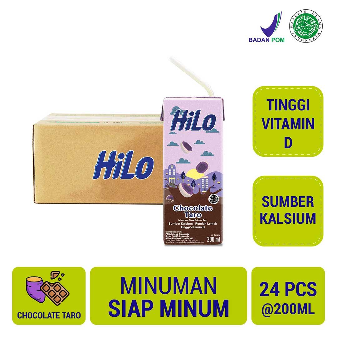 HiLo Chocolate Taro RTD 200ml - 24 pcs | 2101809250P24 - 1