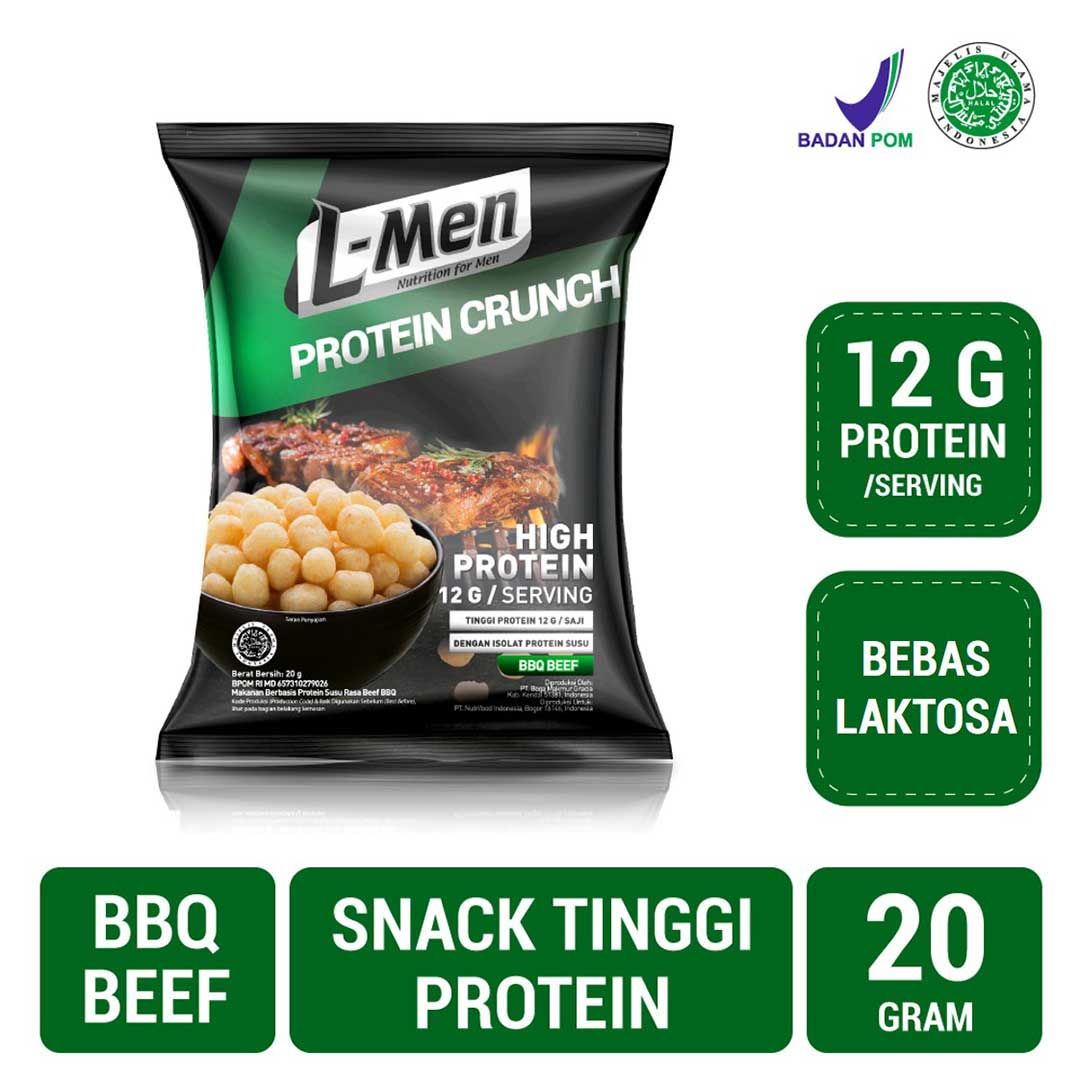 L-Men Protein Crunch BBQ Beef (20gr) | 2309005305 - 1