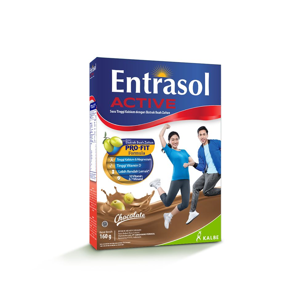 ENTRASOL ACTIVE CHOCOLATE 160 G - 1