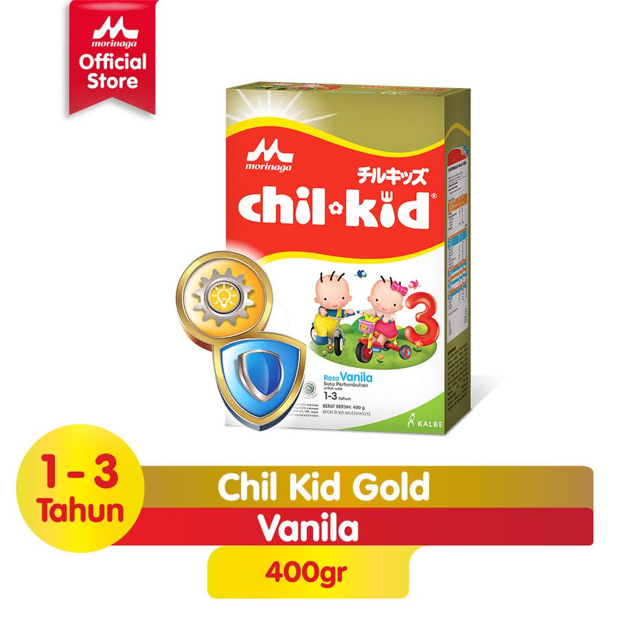 Morinaga Chil Kid Gold Vanilla 400g - Susu Pertumbuhan Anak Batita - 1