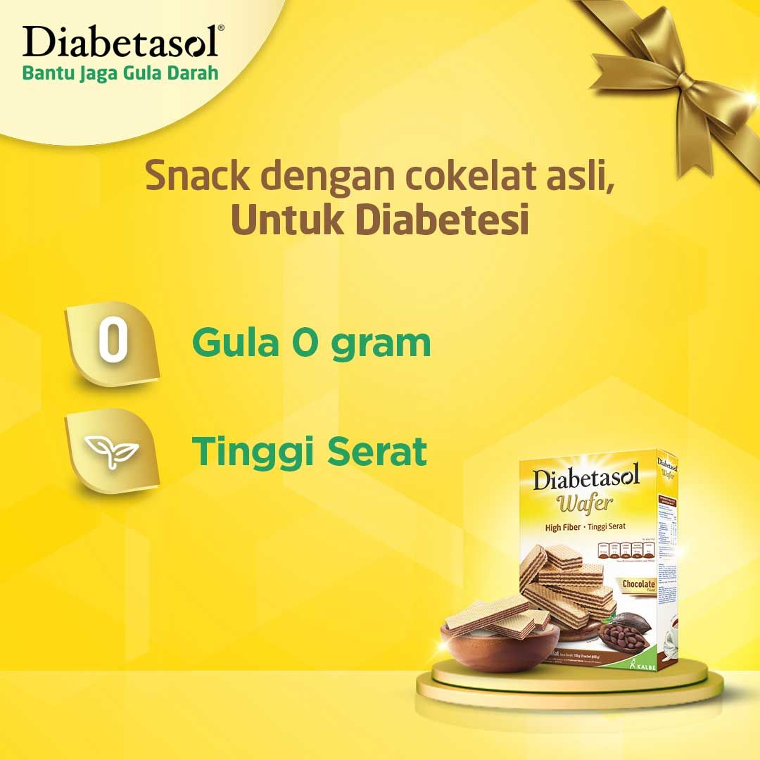 Diabetasol Wafer Chocolate 2x50g - 2