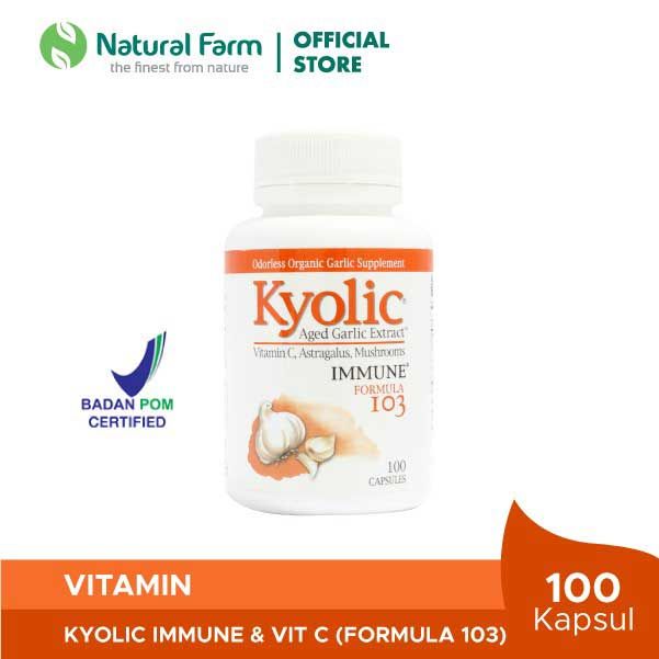 Kyolic Formula 103 - 41 Garlic & Vitamin C (Immune) (100) - 1