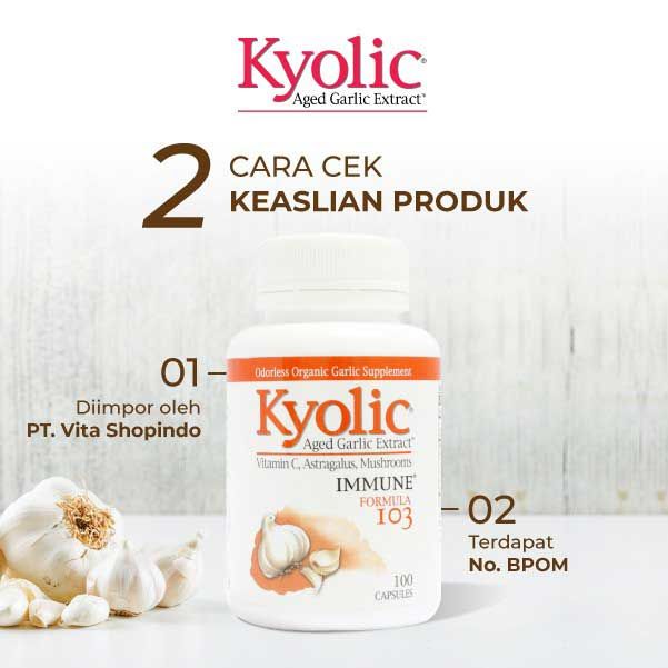 Kyolic Formula 103 - 41 Garlic & Vitamin C (Immune) (100) - 3