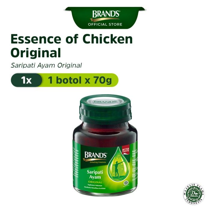 Brand's Saripati Ayam Original 70 Gr (1 Botol) - 1