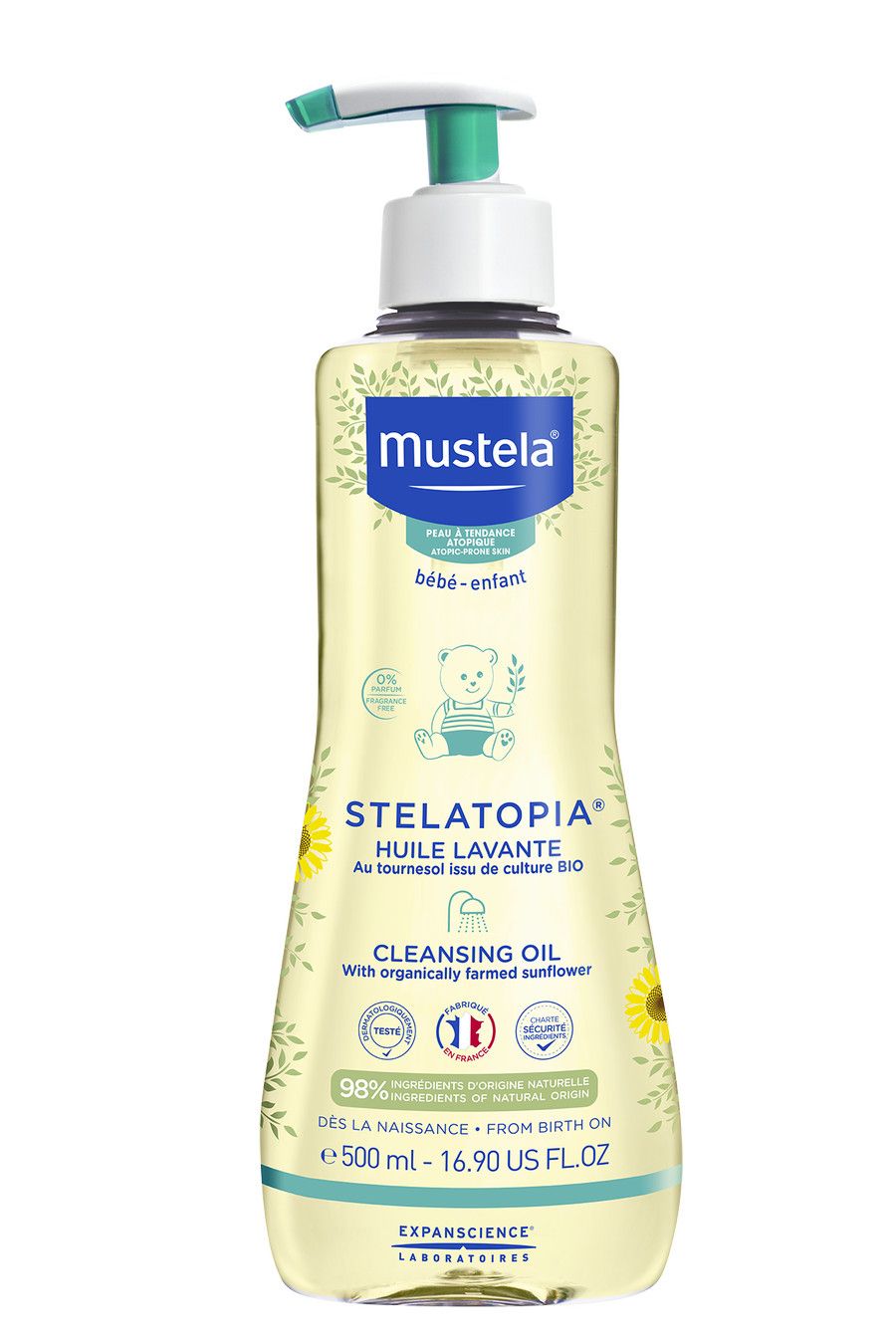 Mustela Stelatopia Cleansing Oil 500ml - 3