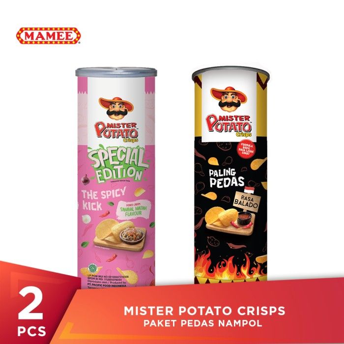 Mister Potato Crisps - Paket Pedas Nampol - 1