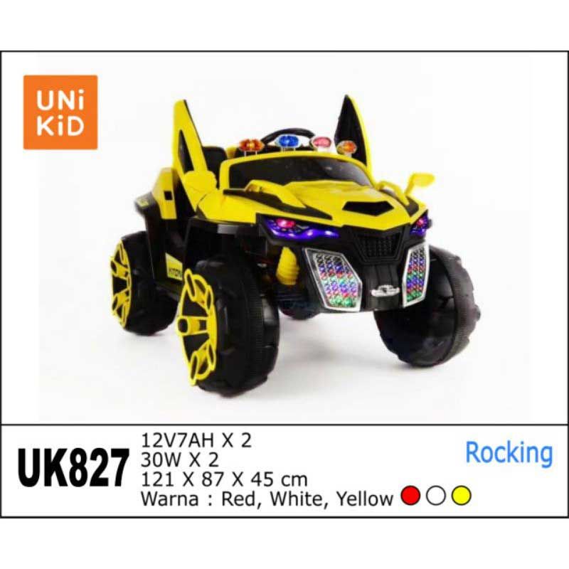 Unikid Mobil Aki Mainan Anak Remote Control Unikid UK 827 Red - 1
