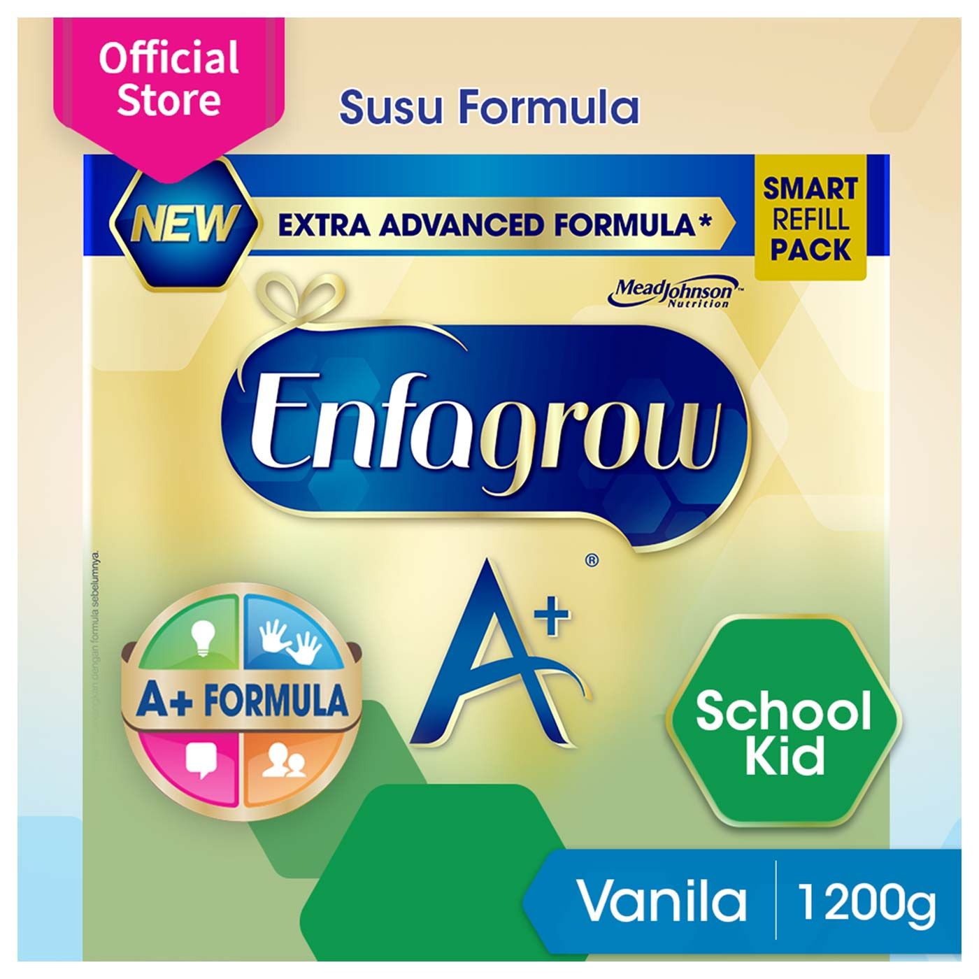 Enfagrow A+4 Susu Formula Pertumbuhan Balita-Vanila-1200g - 1